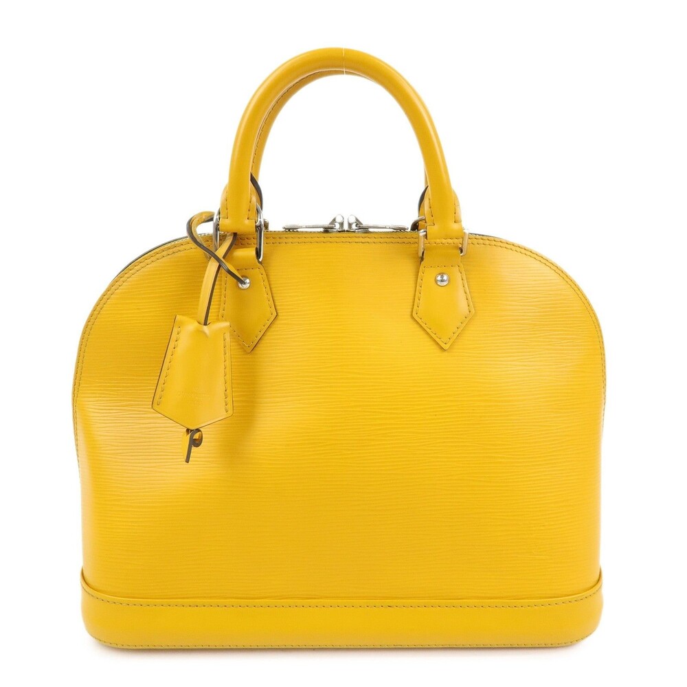 Louis Vuitton Epi Alma PM Handbag Yellow
